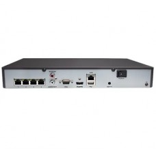 NVR 4 canales IP / 4 canales PoE 8MP 4K ref: DS-7604NI-Q1_4P Fabricante: HIKVISION