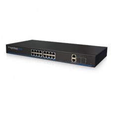 Switch de 16 puertos PoE Fast Ethernet 100 mbps rack ref: UTP3-SW16-TP300 Fabricante: UTEPO