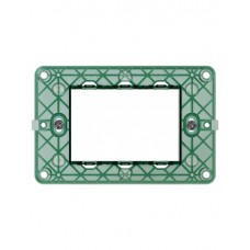 Placa base 3 modulos color verde ref: 14613P Fabricante: VIMAR