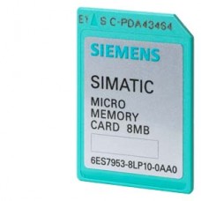 Micro memory card para s7-300 / c7 / et 200. 3. 3v nflash. 64 kb ref: 6ES7953-8LF20-0AA0 Fabricante: SIEMENS