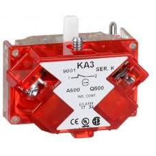 Bloque de contacto botón de control, 9.001, K Ø 30mm, 1 NC terminales protegidos ref: 9001KA3 Fabricante: SCHNEIDER ELECTRIC