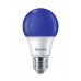 Bulbo LED BC8A19 Blue 8W E27 120Vac ref: 929001998611 Fabricante: PHILIPS