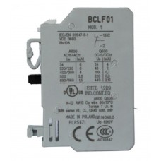 Bloque de contacto auxiliar para CL, montaje frontal 1NC, hasta 600Vac. ref: BCLF01 Fabricante: GENERAL ELECTRIC
