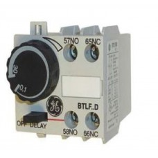 Temporizador de contactor, neumático,1NA-1NC, montaje frontal; 0,1-30 segundos ref: BTLF30D Fabricante: GENERAL ELECTRIC