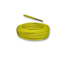 Cable 6 AWG THW de cobre 75°C color amarillo ref: C6THW_CU_AM_ICONEL Fabricante: ICONEL