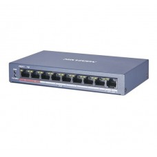 Switch de 8 puertos PoE Fast Ethernet 100 mbps ref: DS-3E0109P-EC Fabricante: HIKVISION