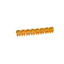 Marcadores de conductores tipo clip para fibra óptica cable 14-16 AWG, Amarillo signo Punto ref: DXN2201S2 Fabricante: DEXSON