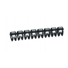 Marcadores de conductores tipo clip para cable UPT/SPT calibre 10-8 AWG, color negro, 0 ref: DXN22C20 Fabricante: DEXSON