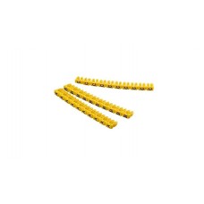 Marcadores de conductores tipo clip para cable UPT/SPT calibre 10-8 AWG, Amarillo letra A ref: DXN22C2A Fabricante: DEXSON