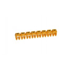 Marcadores de conductores tipo clip para cable UPT/SPT calibre 10-8AWG, Amarillo signo + ref: DXN22C2S0 Fabricante: DEXSON