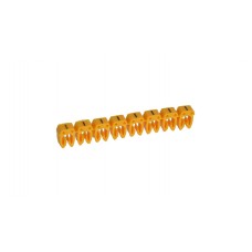 Marcadores de conductores tipo clip para cable UTP/STP calibre 10-8 AWG, Amarillo signo - ref: DXN22C2S1 Fabricante: DEXSON