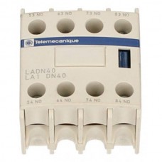 Bloque de contactos auxiliares 4NA montaje frontal ref: LA1DN40 Fabricante: SCHNEIDER ELECTRIC