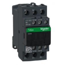 Contactor Tesys Deca 3P 25A 24Vdc ref: LC1D25BD Fabricante: SCHNEIDER ELECTRIC