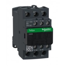 Contactor Tesys Deca 3P 32A 24Vdc ref: LC1D32BD Fabricante: SCHNEIDER ELECTRIC