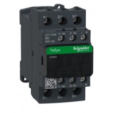 Contactor Tesys Deca 3P 38A 24Vdc ref: LC1D38BD Fabricante: SCHNEIDER ELECTRIC
