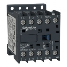 Contactor Tesys K 3P 12A 110Vac ref: LC1K1210F7 Fabricante: SCHNEIDER ELECTRIC