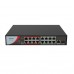 Switch de 16 puertos PoE Fast Ethernet 100 mbps rack ref: NS-0318P-130B Fabricante: HIKVISION
