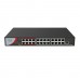 Switch de 24 puertos PoE Fast Ethernet 100 mbps rack ref: NS-0326P-230B Fabricante: HIKVISION