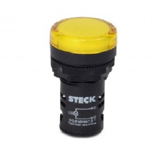 Indicador de luz piloto Amarillo señal led AC 110V STECK ref: SLDS1103 Fabricante: STECK