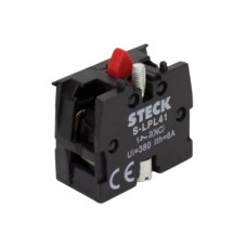 Bloques de contactos STECK 1NC 600Vac ref: SLPL41 Fabricante: STECK