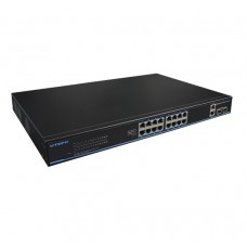 Switch de 16 puertos PoE Gigabit 1000 mbps rack ref: UTP3-GSW1604TSP200 Fabricante: UTEPO