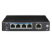 Switch de 4 puertos PoE Fast Ethernet 100 mbps ref: UTP3-SW0401-TP60 Fabricante: UTEPO