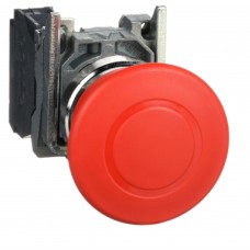 Parada de emergencia roja Ø22mm, Cabeza en forma de seta 40mm, desenclavamiento por tirón, 1 NC ref: XB4BT842 Fabricante: SCHNEIDER ELECTRIC