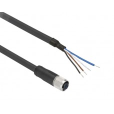 Conector hembra m8, 4 patillas, recto, precableado - cable de 2 m ref: XZCP0941L2 Fabricante: SCHNEIDER ELECTRIC