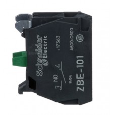 Bloque de contacto para botón de control, pulsador, Ø 22mm, 6A, 120Vac, 1NA ref: ZBE101 Fabricante: SCHNEIDER ELECTRIC
